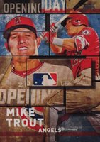 2018 Topps MLB Opening Day #OD-8 Mike Trout Blue Baseball Card