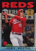 2021 Topps Silver Pack 1986 Chrome Promo #81 Joey Votto Baseball Card