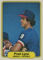 1982 Fleer #468 Fred Lynn Baseball Card