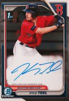 2024 Bowman Chrome Prospect Autographs #CPAKT Kyle Teel Baseball Card