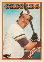 1988 Topps Tiffany #544 Jim Traber Baseball Card