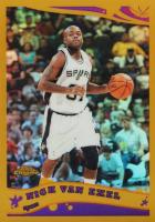 2005 Topps Chrome #117 Nick Van Exel Gold Refractor Basketball Card
