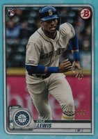 2020 Bowman #78 Kyle Lewis Sky Blue Baseball Card