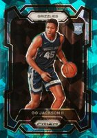 2023 Panini Prizm #179 GG Jackson II Teal Ice Basketball Card