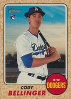 2017 Topps Heritage  #678 Cody Bellinger Baseball Card