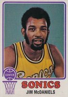 1973 Topps #152 Jim McDaniels Basketball Card
