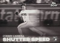 2023 Topps Black and White Shutter Speed #SS1 Corbin Carroll Baseball Card