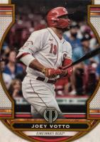 2023 Topps Tribute #22 Joey Votto Gold Baseball Card