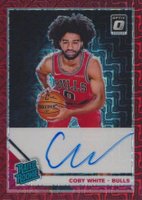 2019 Panini Donruss Optic #180 Coby White Autograph-Choice Basketball Card