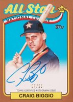 2024 Topps 1989 Topps Baseball All-Star Autographs #CBI Craig Biggio Gold Baseball Card