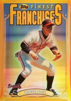 1996 Finest #192 Chipper Jones Refractor Baseball Card