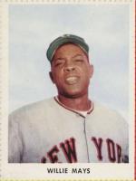 1955 Golden Stamps New York Giants # Willie Mays Cover-Hand Cut Baseball Card
