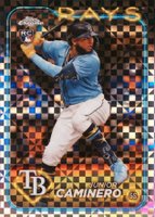 2024 Topps Chrome #213 Junior Caminero X-Fractor Baseball Card