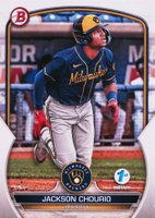 2023 Bowman 1st Edition #BPPF76 Jackson Chourio Baseball Card