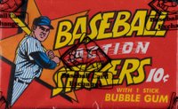 1968 Topps Action All-Star Stickers #WP Wax Pack Baseball Card
