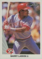 1990 Leaf #18 Barry Larkin Baseball Card