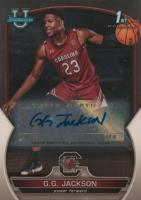 2022 Bowman Chrome University #34 G.G. Jackson Prospect Autograph Basketball Card