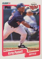1990 Fleer #383 Kirby Puckett Baseball Card