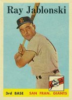 1958 Topps #362 Ray Jablonski Baseball Card