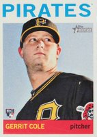 2013 Topps Heritage  #H596 Gerrit Cole Baseball Card