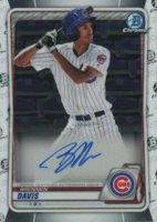 2020 Bowman Chrome Prospect Autographs #CPABD Brennen Davis Baseball Card