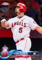 2018 Topps Chrome #45 Albert Pujols Baseball Card