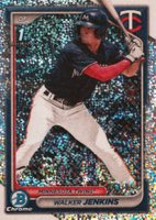 2024 Bowman Chrome Prospects #BCP43 Walker Jenkins Speckle Refractor Baseball Card