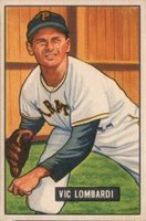 1951 Bowman #204 Vic Lombardi Baseball Card
