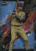 2024 Topps Finest #95 Jordan Lawlar Sky Blue Refractor Baseball Card