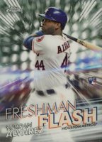 2020 Topps Chrome Freshman Flash #FF15 Yordan Alvarez Baseball Card