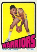1972 Topps #123 Ron Williams Basketball Card