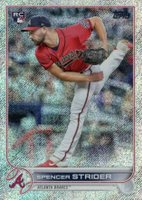 2022 Topps Complete Set #509 Spencer Strider Retail Foilboard Baseball Card