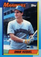 1990 Topps #698 Omar Vizquel Baseball Card
