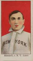 1909 American Caramel # Fred Mitchell New York Baseball Card