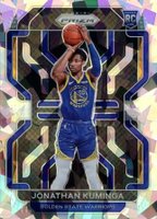 2021 Panini Prizm #307 Jonathan Kuminga Ice Basketball Card