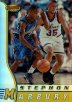 1996 Bowman's Best Rookie #R2 Stephon Marbury Refractor Basketball Card