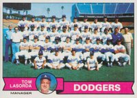 1979 Topps #526 Los Angeles Dodgers Team Baseball Card