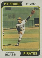 1974 Topps #595 Steve Blass Baseball Card