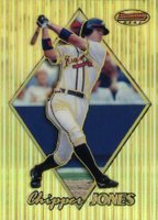 1999 Bowman's Best #1 Chipper Jones Refractor Baseball Card