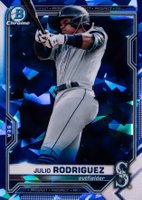 2021 Bowman Chrome Sapphire Edition Prospects #BCP231 Julio Rodriguez Baseball Card