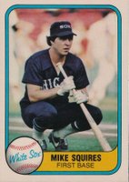 1981 Fleer #349 Mike Squires Baseball Card