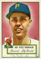 1952 Topps #236 Ed FitzGerald Baseball Card