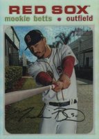 2020 Topps Heritage Chrome Mega Box  #THC493 Mookie Betts Refractor Baseball Card