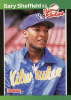 1989 Donruss Rookies #1 Gary Sheffield Baseball Card