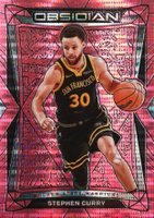 2023 Panini Obsidian #45 Stephen Curry Electric Etch Pink Pulsar Basketball Card