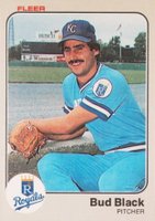 1983 Fleer #107 Bud Black Baseball Card