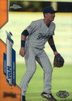 2020 Topps Pro Debut #PDC102 Anthony Volpe Chrome-Orange Refractor Baseball Card