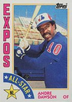 1984 Topps #392 Andre Dawson Baseball Card