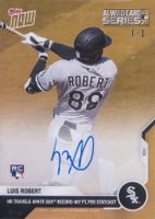 2020 Topps Now #349F Luis Robert Autograph-Gold Baseball Card