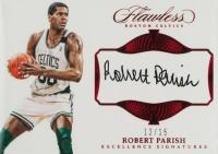 2016 Panini Flawless Excellence Signatures #RPA Robert Parish Ruby Basketball Card